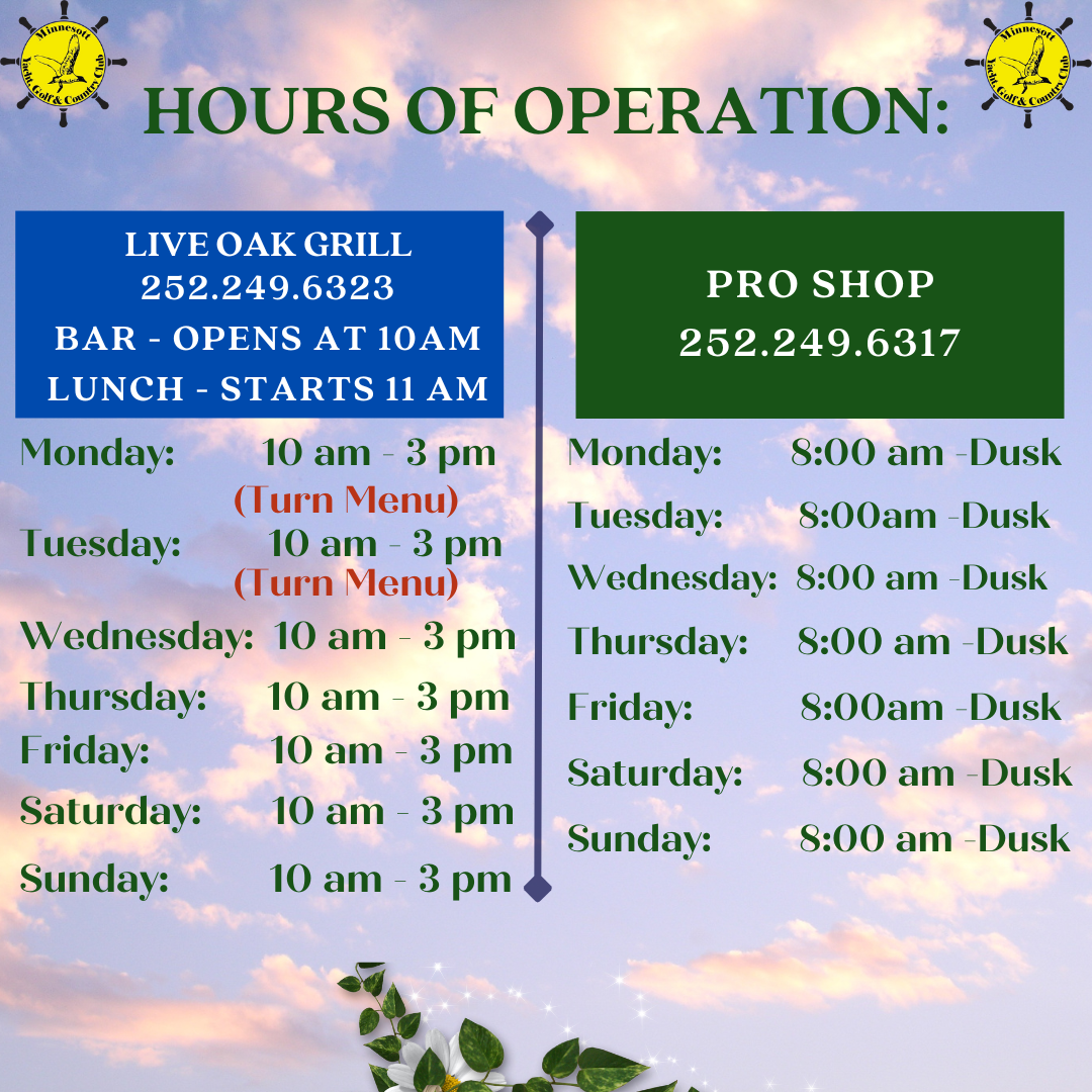 HOURS OF OPERATION 1